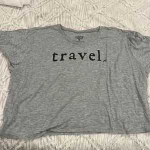 Serengetee Boxy Cropped Travel Tshirt